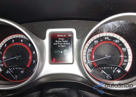 2017 Dodge Journey Sxt z USA, uszkodzony, nr VIN 3C4PDCBG1HT591470